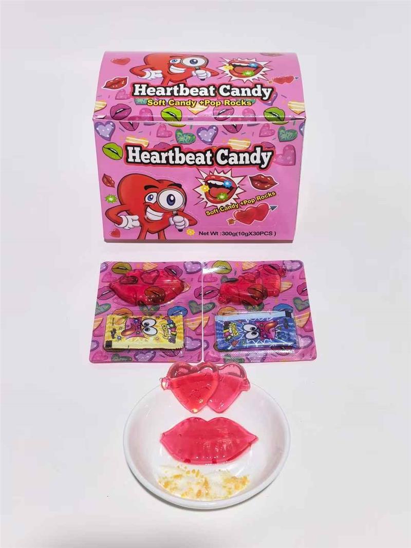 Heart bead candy