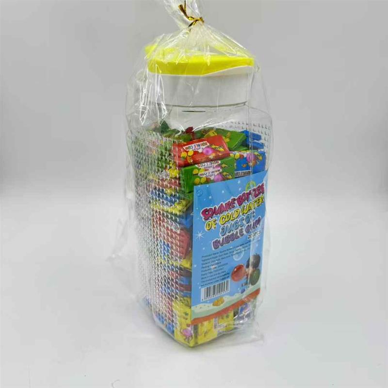 Bubble gum with tattoo