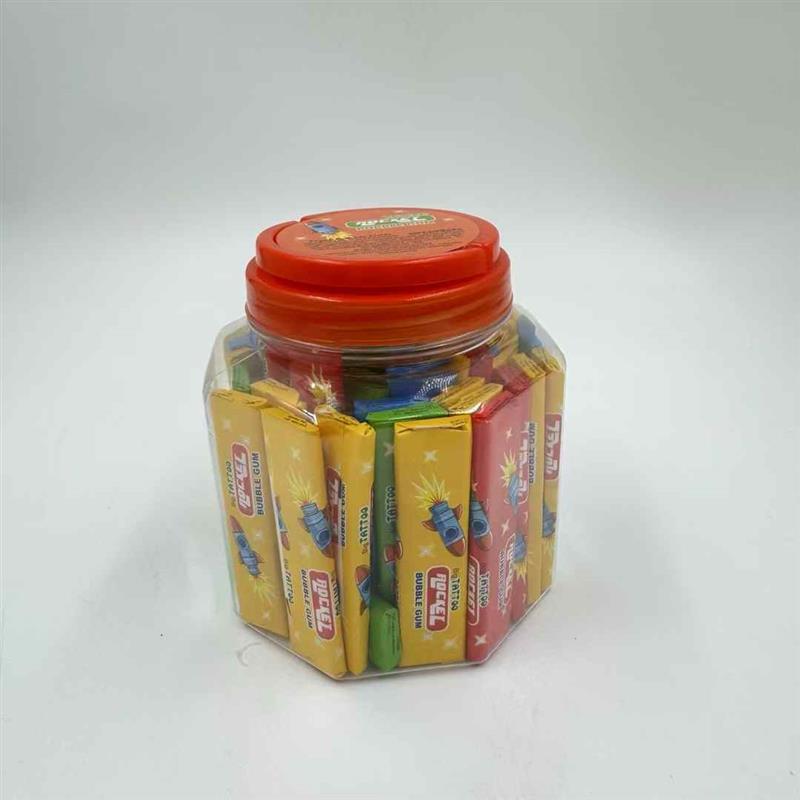 Rocket tattoo bubble gum