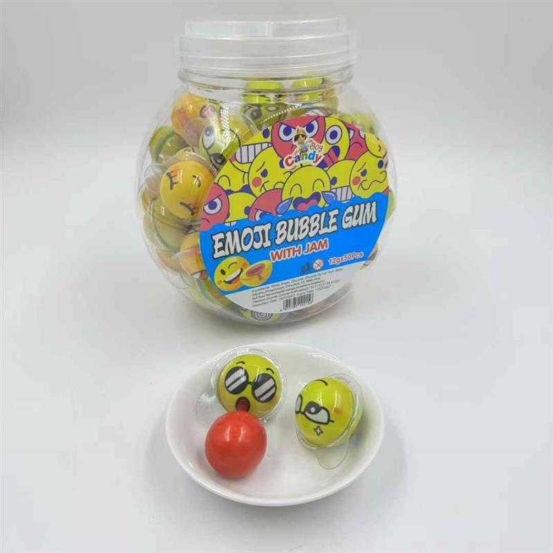 Emoji bubble gum