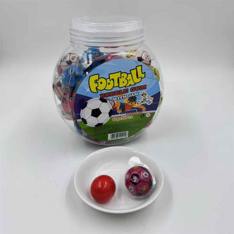 Football bubble gum