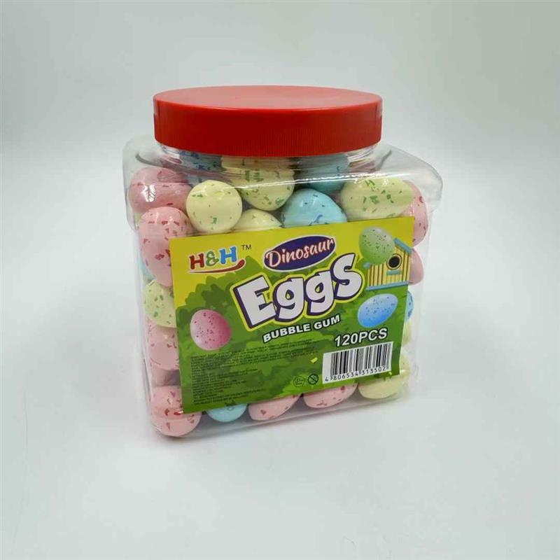 Egg bubble gum