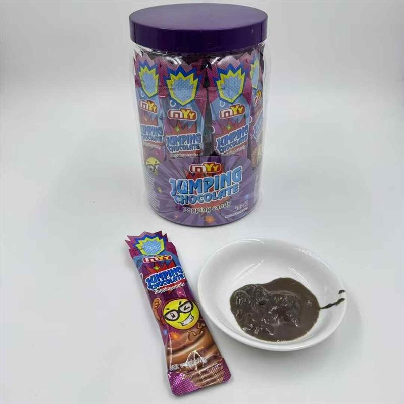 chocolate jam with poping