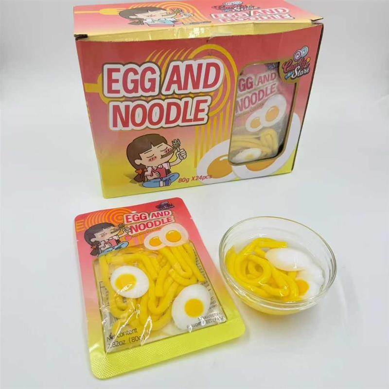 Egg and noodles