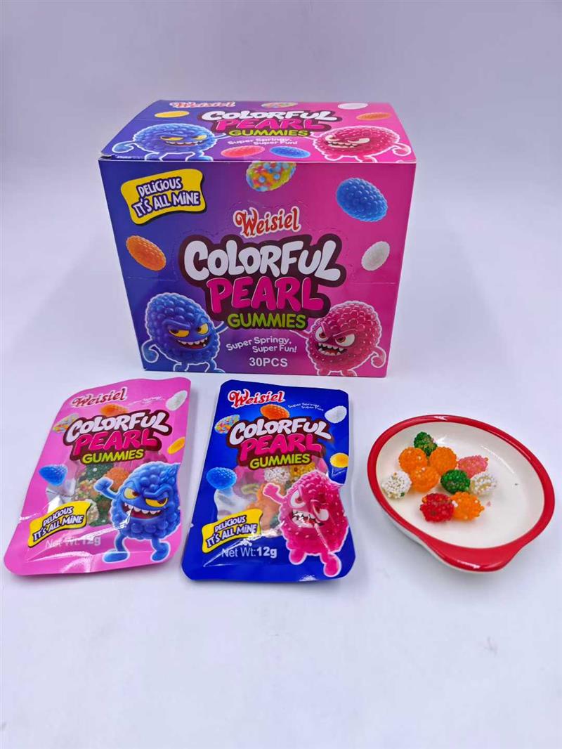 colorful pearl candy