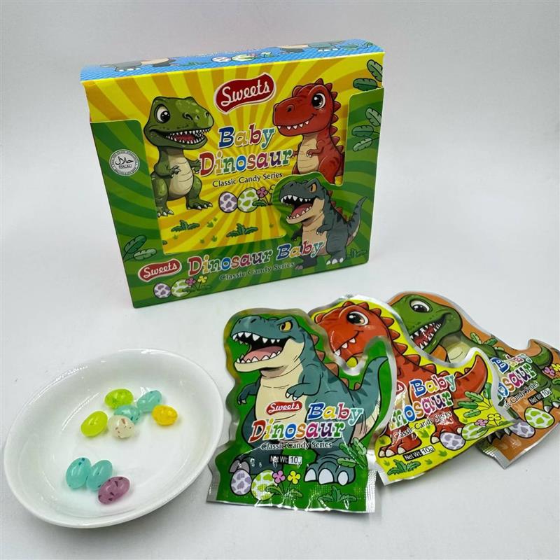 Baby dinosaur jelly bean