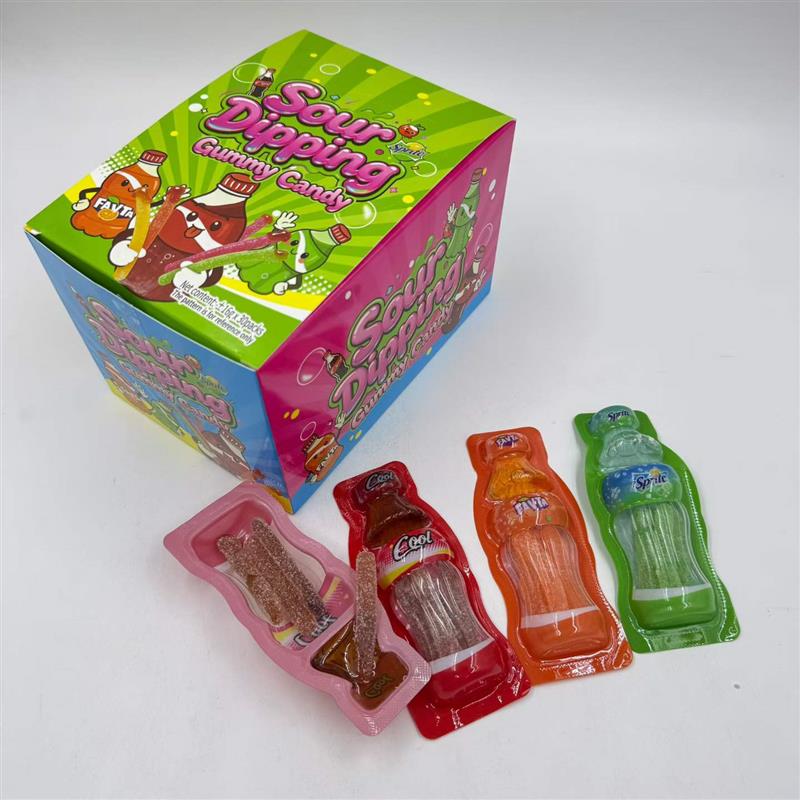 Soda strach candy with jam