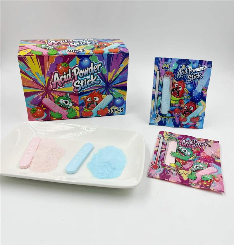 Acid powder with stick