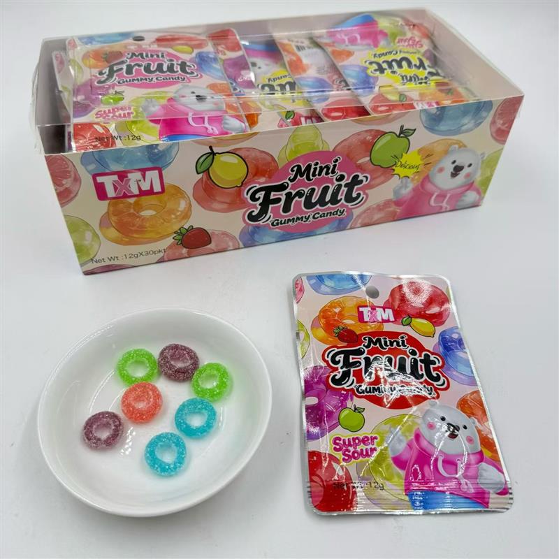 Mini fruit candy