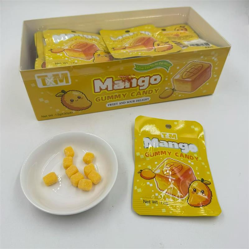 Mango gummy candy