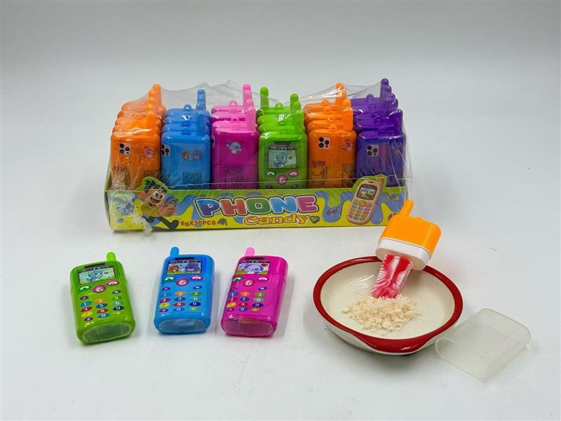 Phone pop with powder