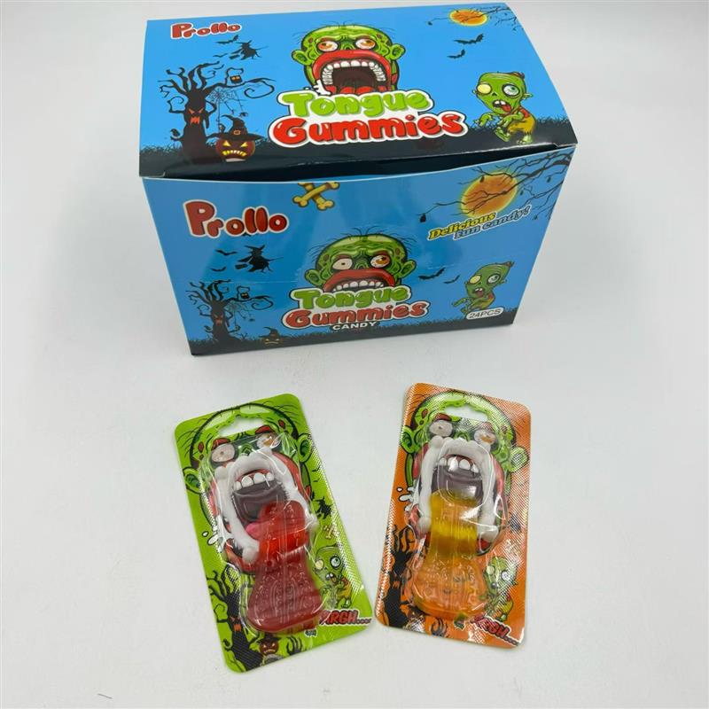 Tongue gummy candy